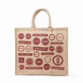 Gift Jute Bag, Customized Sizes, Colors and Logos Accepted, Solid and Colorful Printing